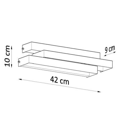 Applique murale FROST 2xG9/40W/230V