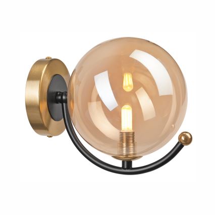 Applique murale GEORGIA 1xE14/5W/230V doré/fumé beige