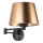 Applique murale GLORY 1xE27/15W/230V dorée/noire