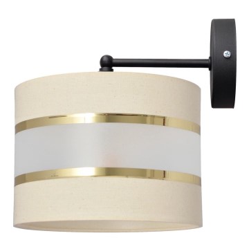 Applique murale HELEN 1xE27/15W/230V crème/noir/doré