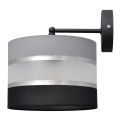 Applique murale HELEN 1xE27/15W/230V noir/gris/argent