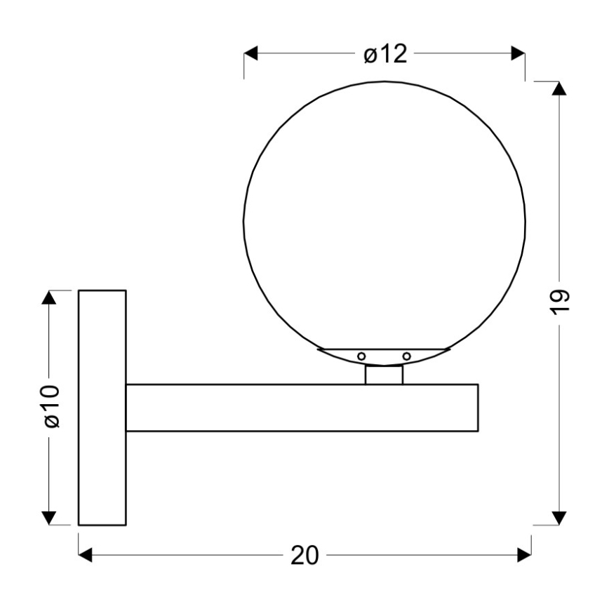 Applique murale KAMA 1xG9/28W/230V