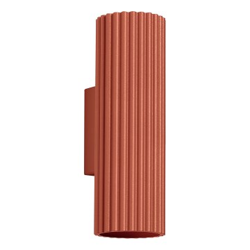 Applique murale KARBON 2xGU10/10W/230V rouge