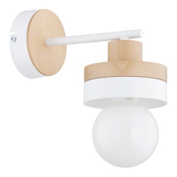 Applique murale LARSO 1xE27/15W/230V blanc/beige