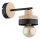 Applique murale LARSO 1xE27/15W/230V noir/beige