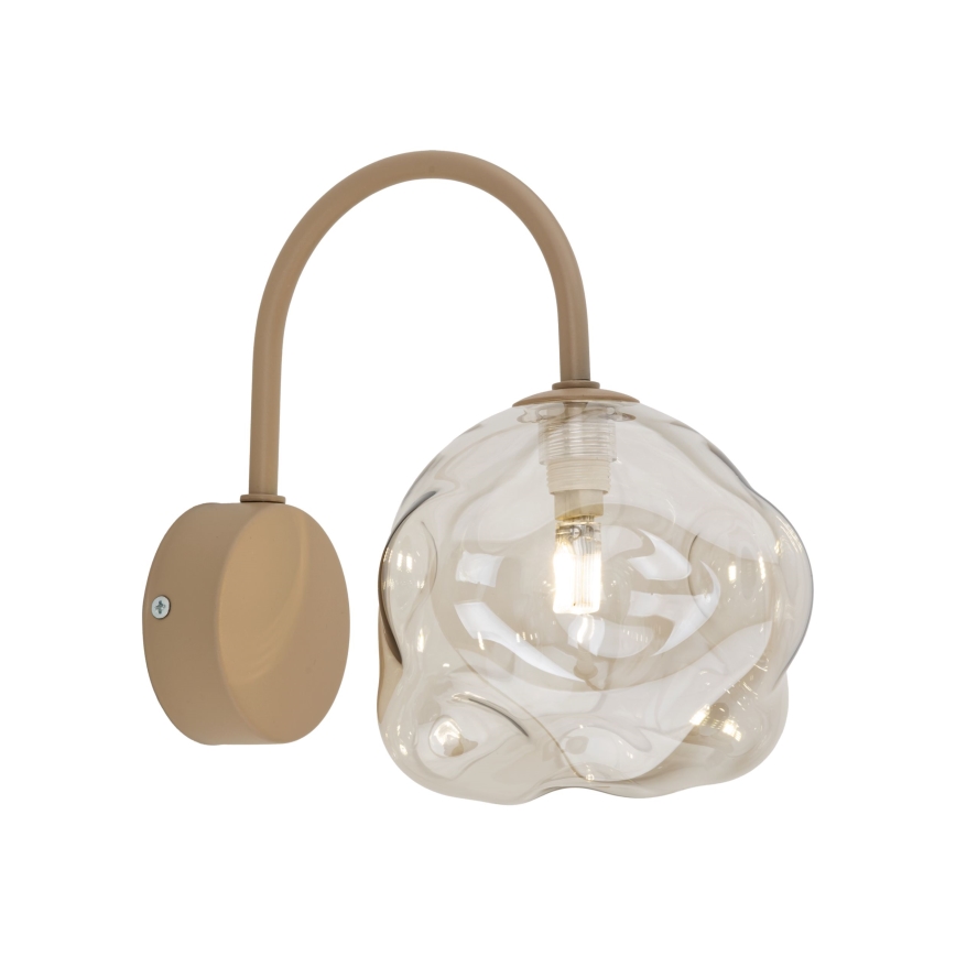 Applique murale LAVA 1xG9/8W/230V beige / fumé