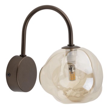 Applique murale LAVA 1xG9/8W/230V bronze/beige fumé