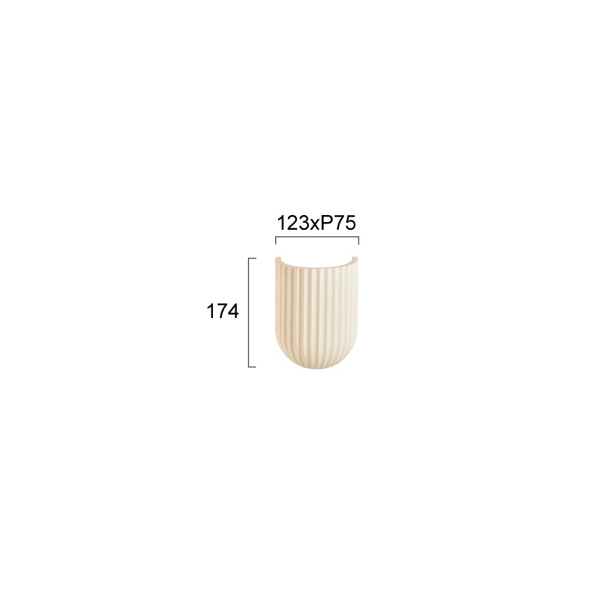Applique murale LAVINA 1xGU10/35W/230V blanche