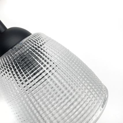 Applique murale LEANDRA 1xE27/15W/230V chêne/noir