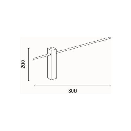Applique murale LED/10W/230V 3000K