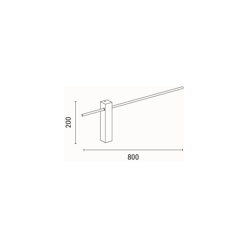 Applique murale LED/10W/230V 3000K