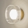 Applique murale LED/8W/230V 3000K doré/transparent