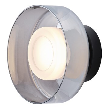 Applique murale LED/8W/230V 3000K noir/fumé