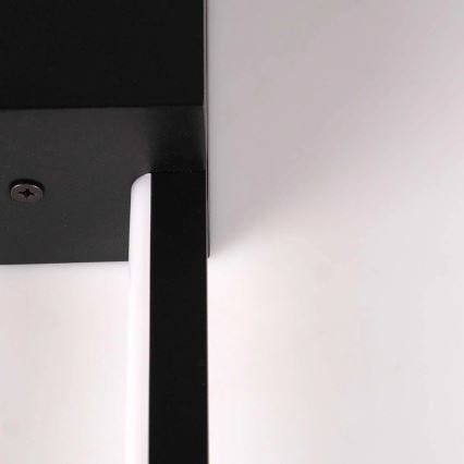 Applique murale LED AISHA, 12 W, 230 V, 4000 K, 80 cm, noire