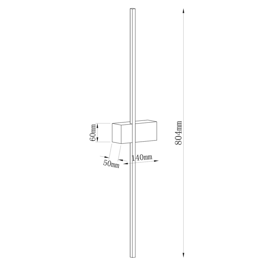 Applique murale LED AISHA LED/12W/230V 4000K dorée