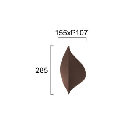 Applique murale LED AMALFI LED/10W/230V marron