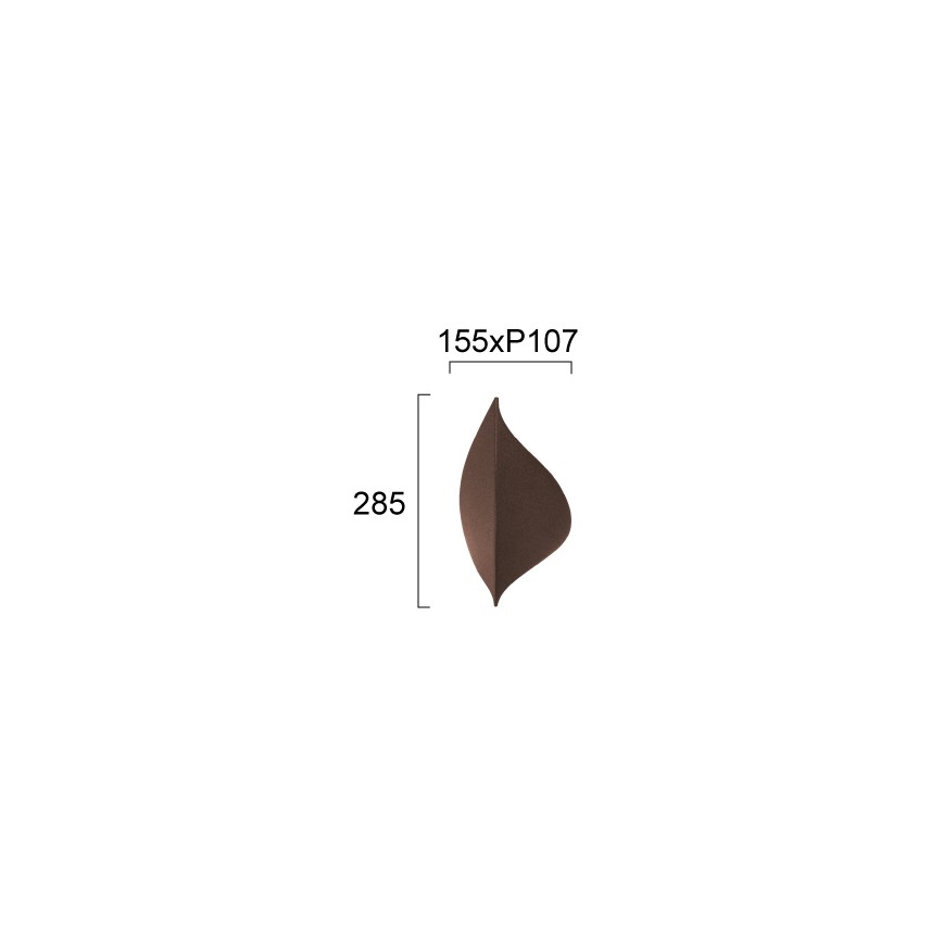 Applique murale LED AMALFI LED/10W/230V marron