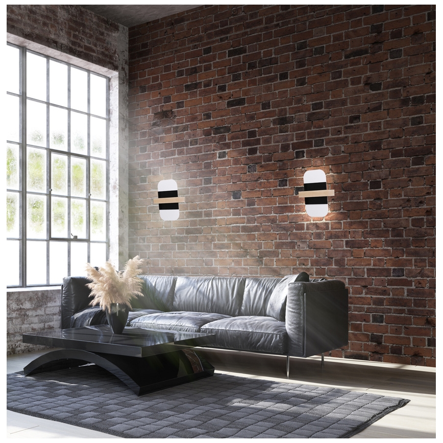 Applique murale LED APRIL LED/6W/230V blanc/noir