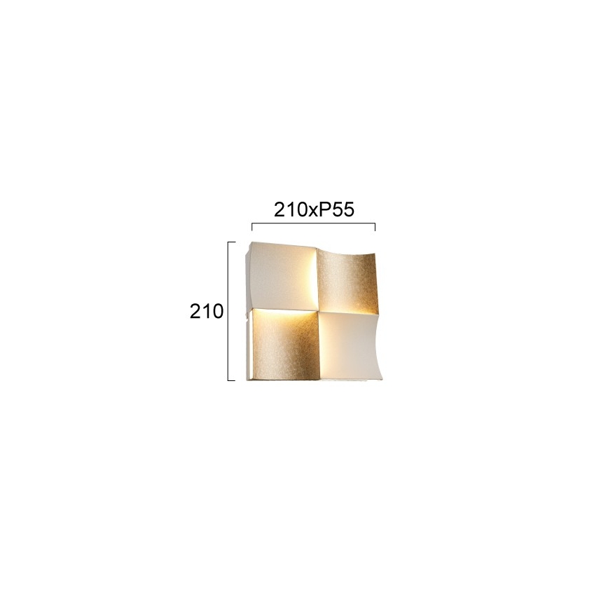 Applique murale LED ARIELLA LED/24W/230V dorée