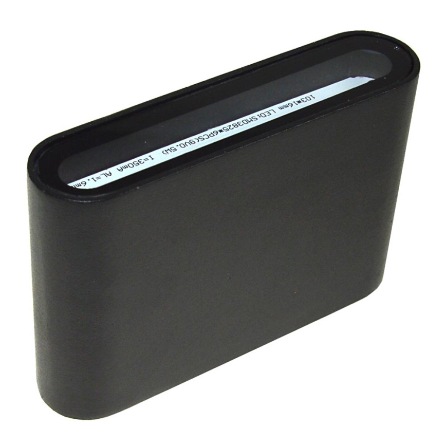 Applique murale LED d'extérieur FLOW LED/3W/230V IP54 noir