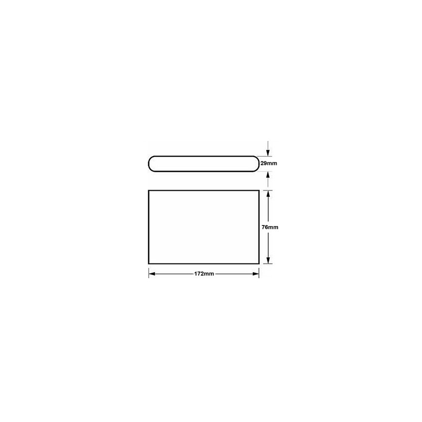 Applique murale LED d'extérieur FLOW LED/6W/230V IP54 noir