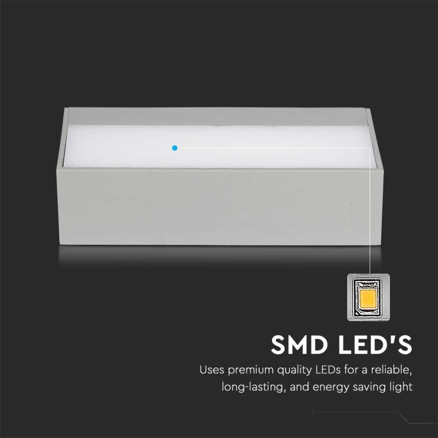 Applique murale LED d'extérieur LED/12W/230V 4000K IP65