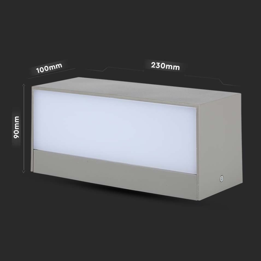Applique murale LED d'extérieur LED/12W/230V 4000K IP65