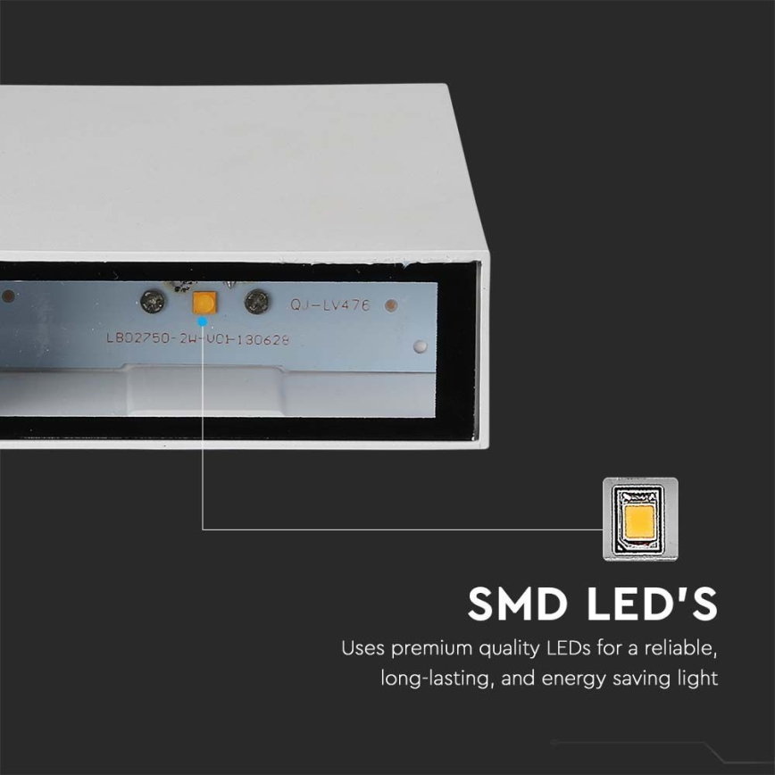 Applique murale LED d'extérieur LED/4W/230V 3000K IP65 blanc