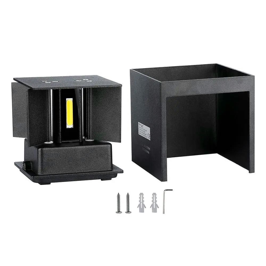 Applique murale LED d'extérieur LED/5W/230V 3000K IP65 noire