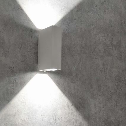 Applique murale LED d'extérieur ORLEAN 2xLED/2,5W/230V blanc IP54