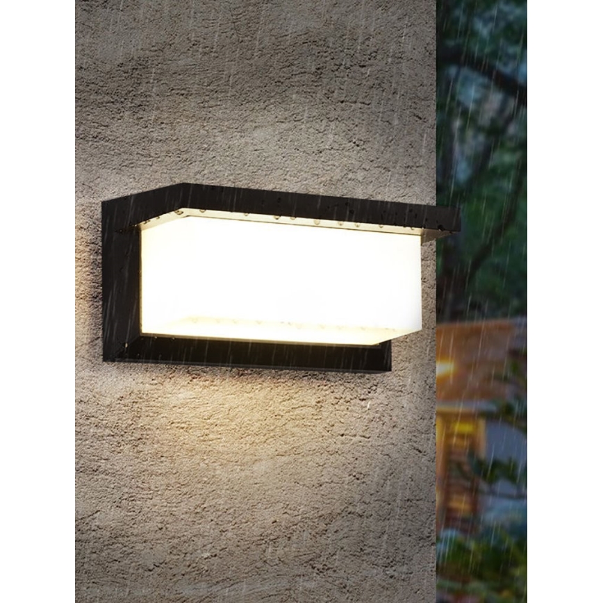 Applique murale d'extérieur LED dimmable NEELY 1xE27/6W/230V 2700-6500K IP54 noire