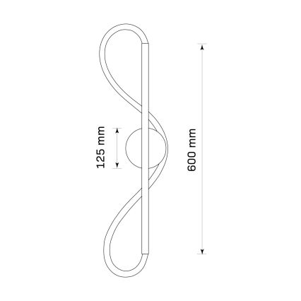 Applique murale LED EMMA LED/19W/230V dorée