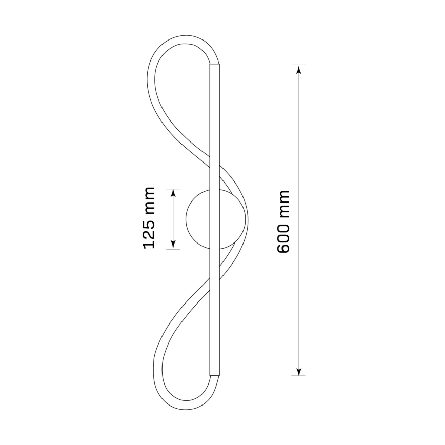 Applique murale LED EMMA LED/19W/230V dorée