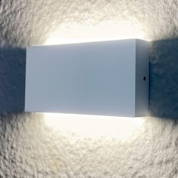 Applique murale LED extérieur CHICAGO 2xLED/5,5W/230V IP44 blanche