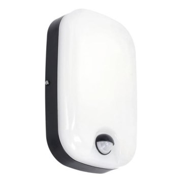 Applique murale LED extérieure avec détecteur de mouvement et crépusculaire BAVANO LED/15W/230V 3000/4000/5700K IP54