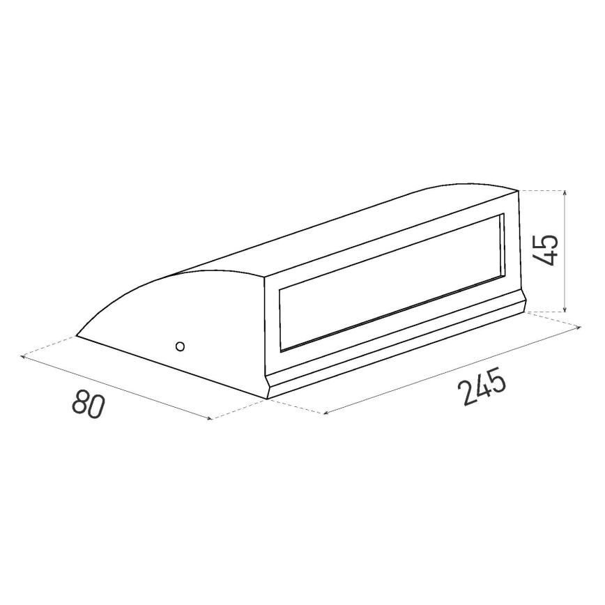 Applique murale LED extérieure LED/10W/230V IP54