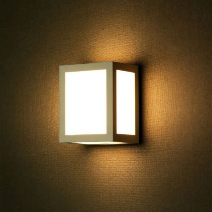 Applique murale LED extérieure LED/12W/230V 3000K IP65 blanc