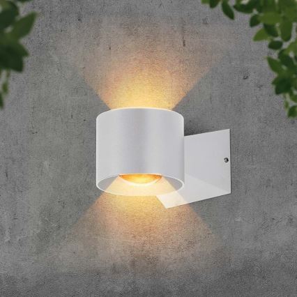 Applique murale LED extérieure LED/5W/230V 3000K IP65 blanc