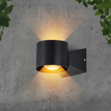 Applique murale LED extérieure LED/5W/230V 3000K IP65 noir