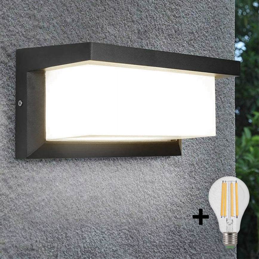 Applique murale LED extérieure NEELY 1xE27/9W/230V 3000K IP54 anthracite