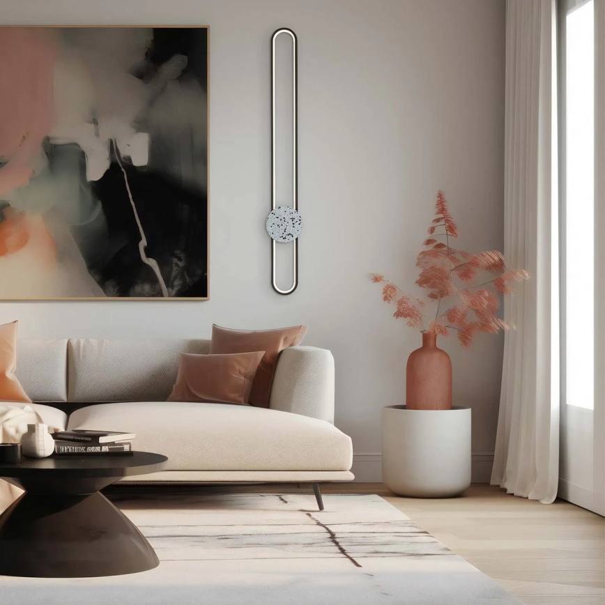 Applique murale LED FLORENTYNA LED/24W/230V 4000K noire/blanche