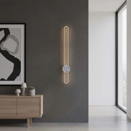 Applique murale LED FLORENTYNA LED/24W/230V 4000K noire/blanche