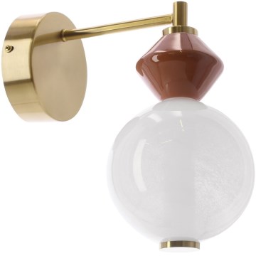 Applique murale LED FLORES LED/7W/230V dorée/marron