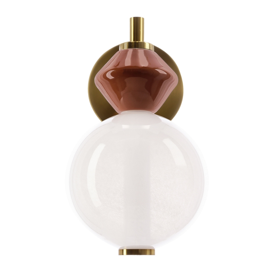 Applique murale LED FLORES LED/7W/230V dorée/marron