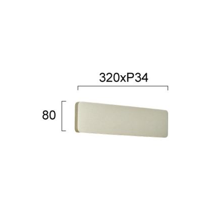 Applique murale LED KELDA LED/12W/230V 3000K/4000K argentée