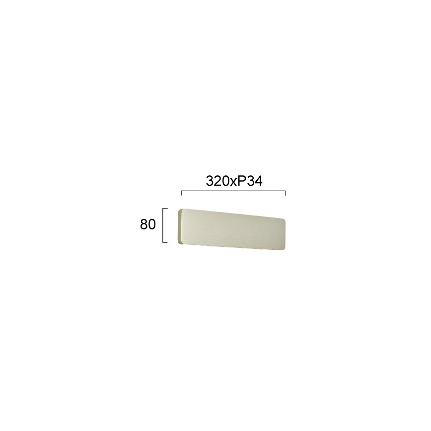 Applique murale LED KELDA LED/12W/230V 3000K/4000K argentée