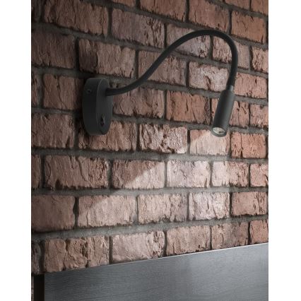 Applique murale LED LAGOS LED/5W/230V noir