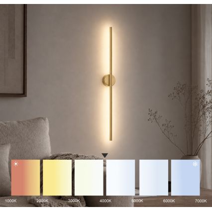 Applique murale LED LANA LED/7W/230V 4000K dorée