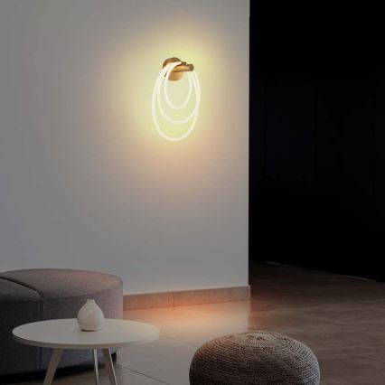 Applique murale LED LED/37W/230V 3000K doré