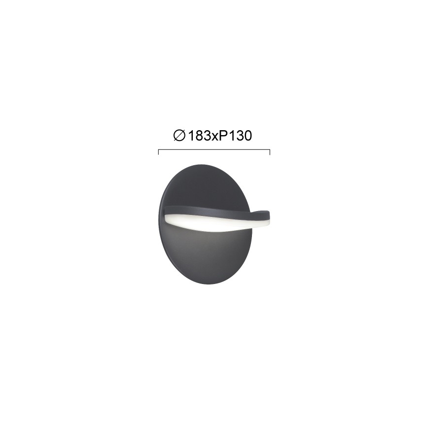 Applique murale LED LETTY LED/16W/230V anthracite